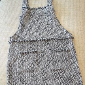 Black and White Tweed Dress